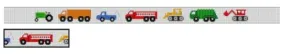 0339k Vehicles Kid's Belt