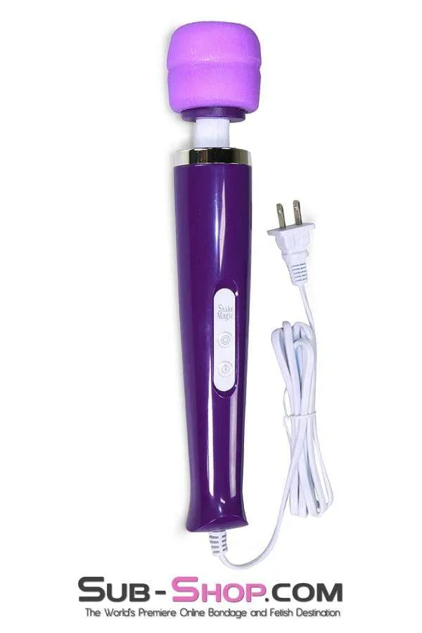 1842DL      Euro Plug 10 Function Love Magic Massager, Purple