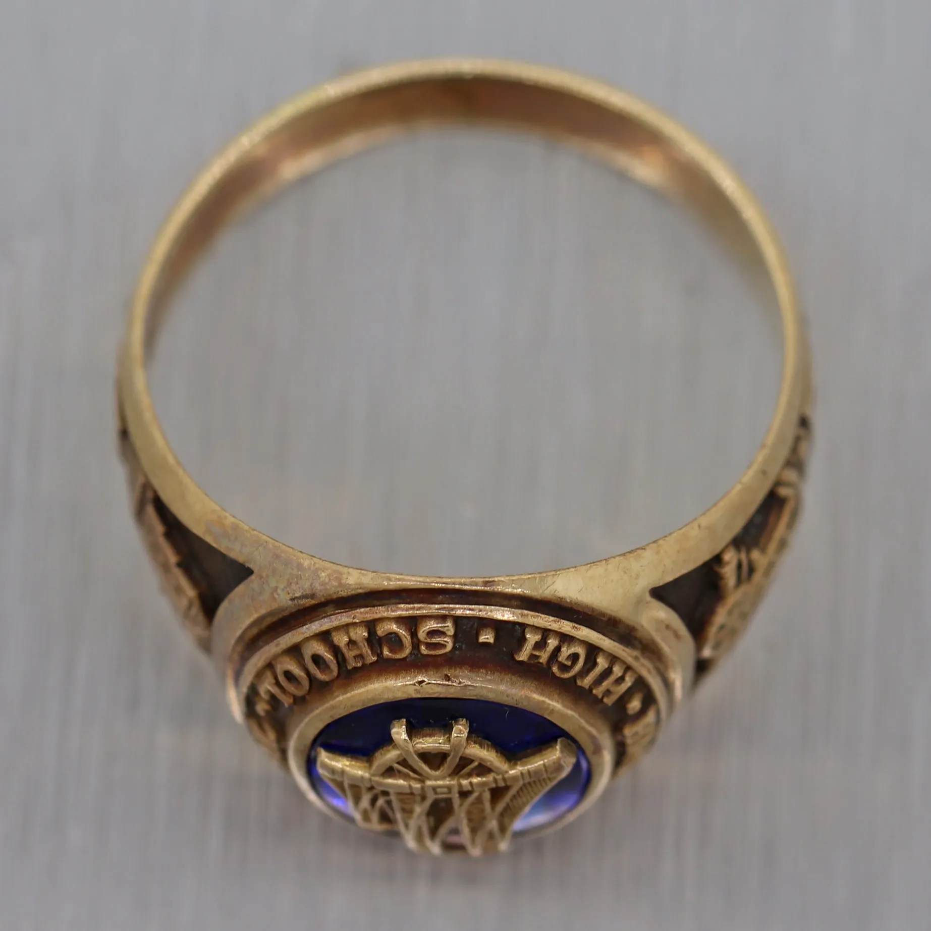 1942 Brooklyn Tech High School 10k Yellow Gold Class Ring