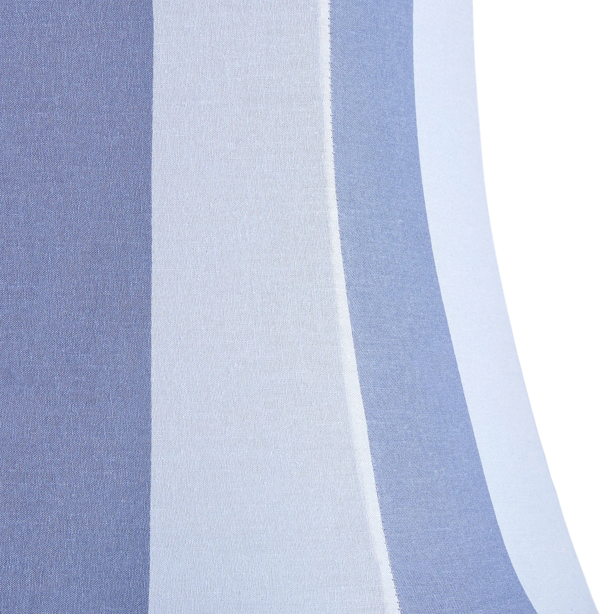 20cm Mad Hatter shade in jazz night Signature Stripe from Sanderson's 'Archive'