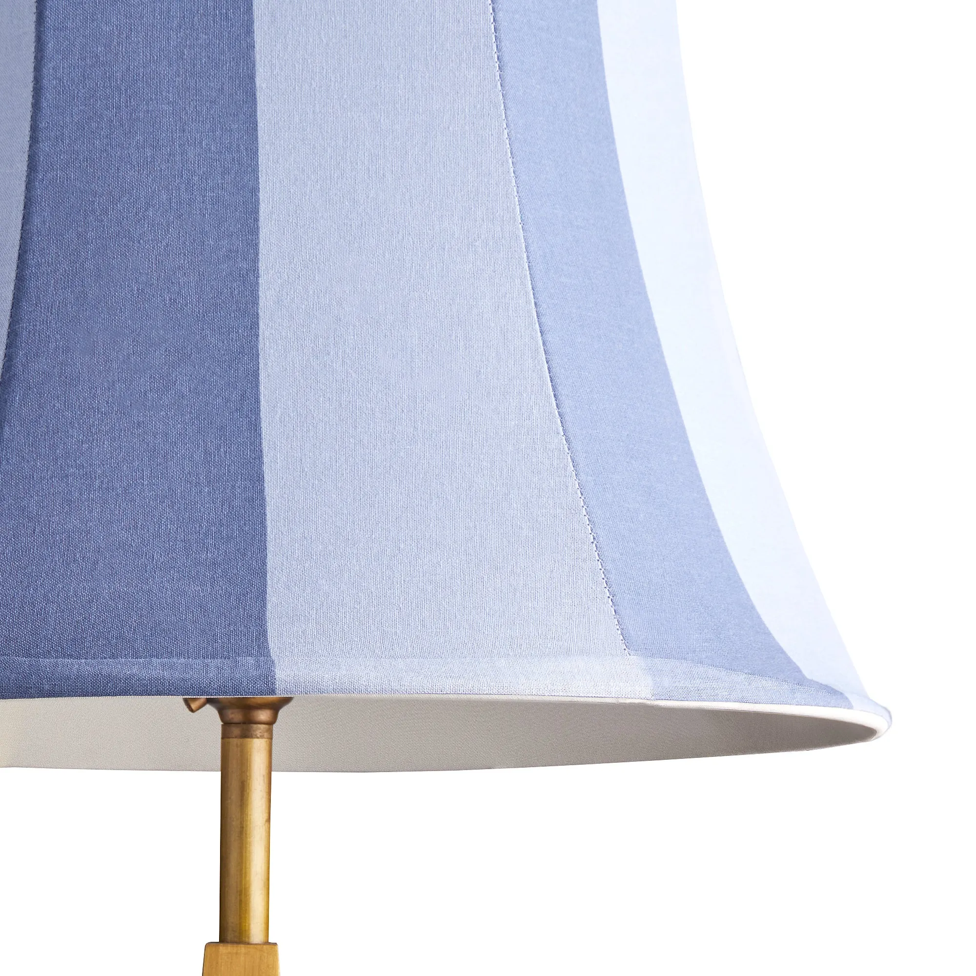 20cm Mad Hatter shade in jazz night Signature Stripe from Sanderson's 'Archive'