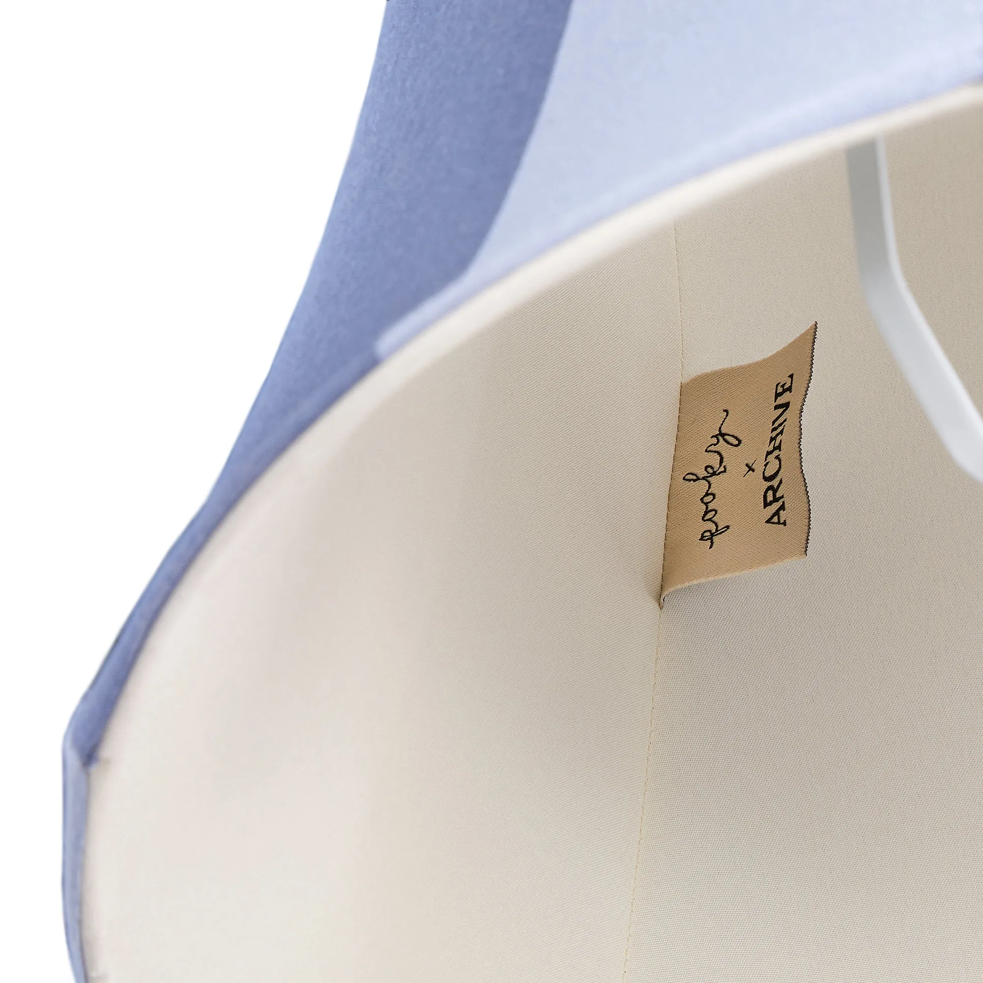 20cm Mad Hatter shade in jazz night Signature Stripe from Sanderson's 'Archive'