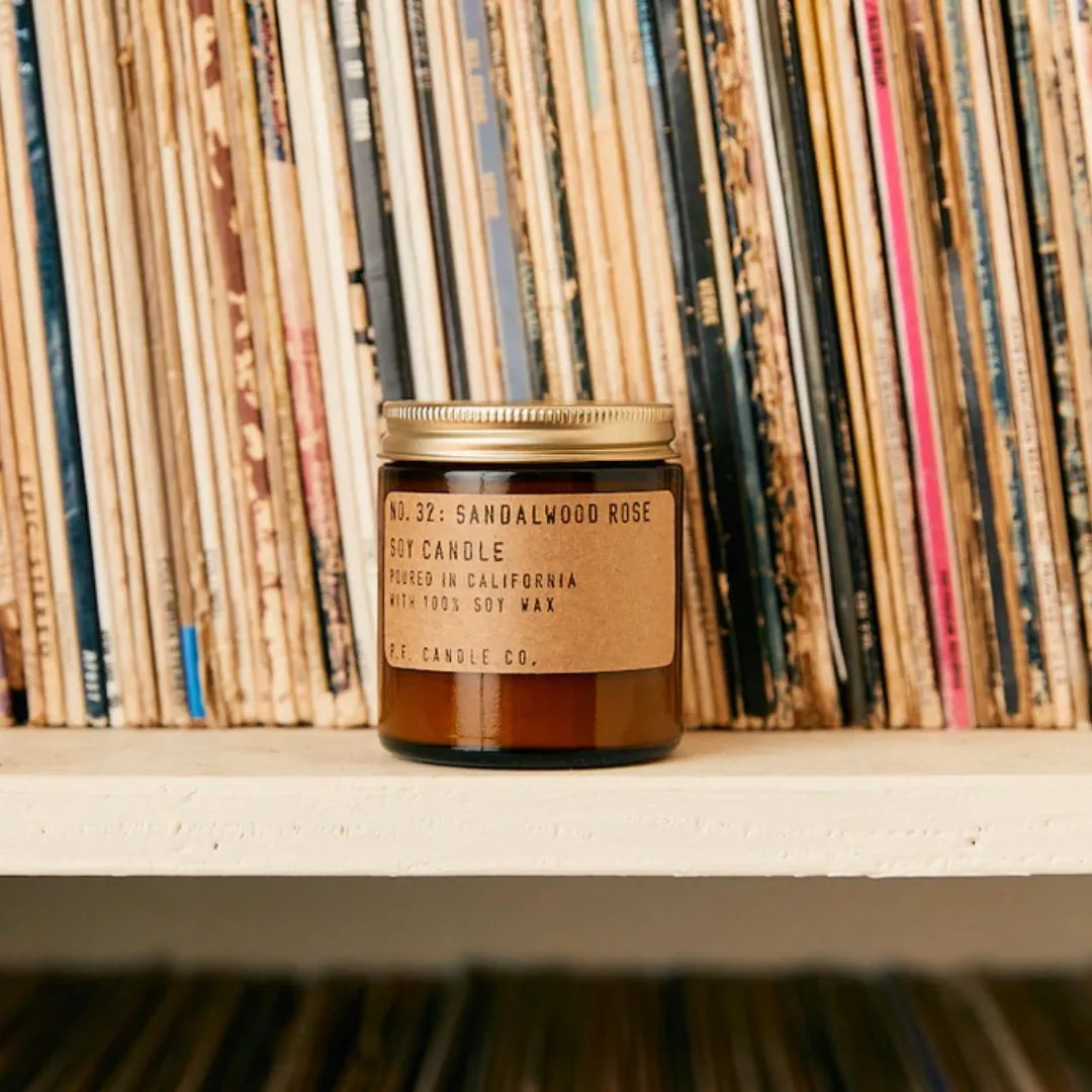 3.5oz Classic Mini Soy Candle (Sandalwood Rose)