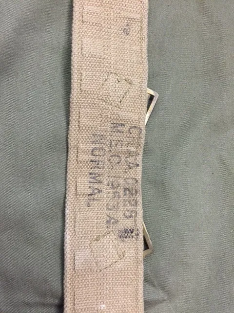 37 PATTERN WEBBING BELT BRASS