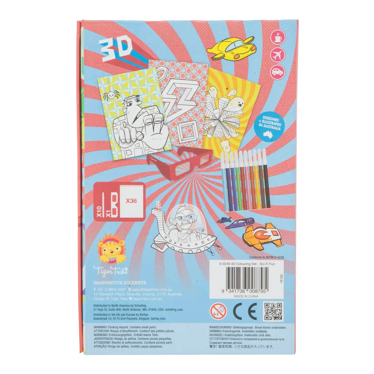 3D Coloring Set | Sci Fi Fun