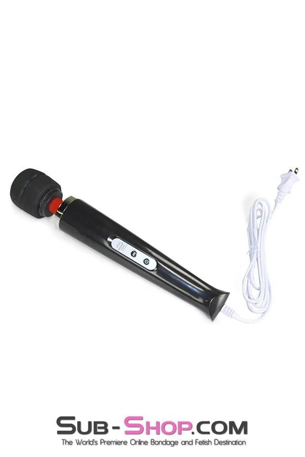 6960R      10 Speed Magic Wand Massager, Black - MEGA Deal