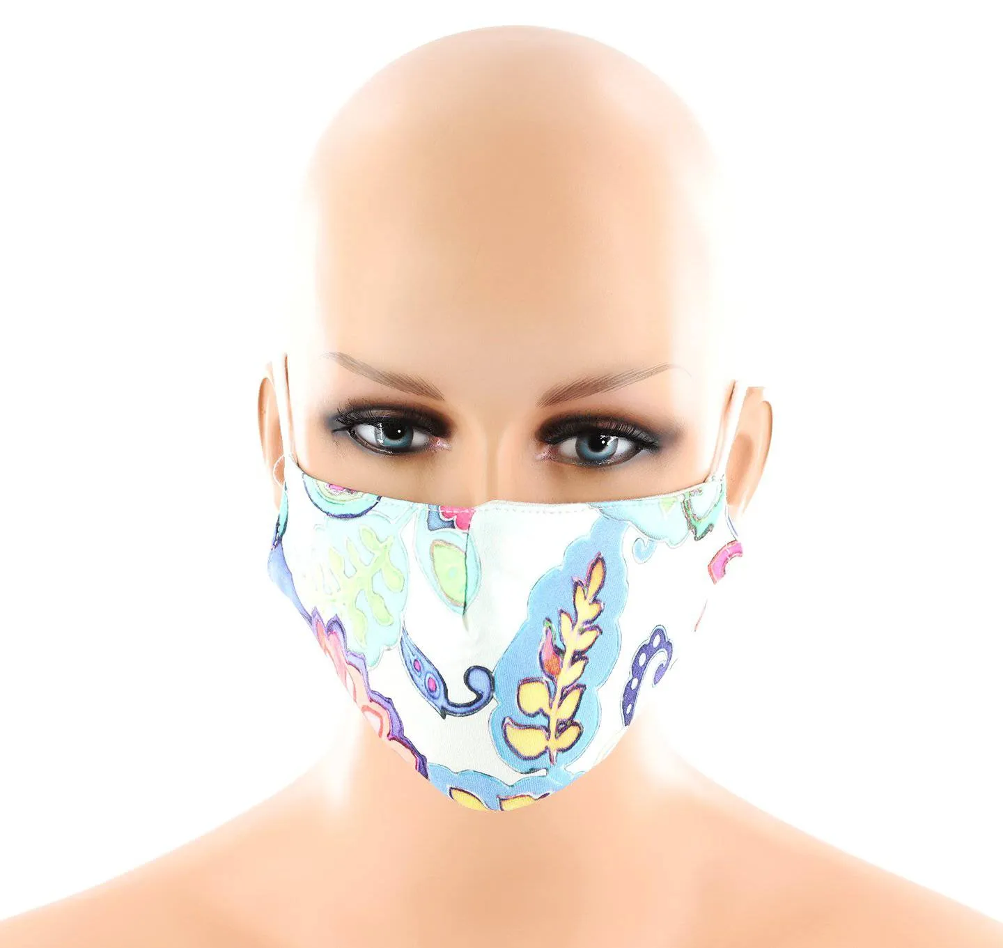 Abstract Multi Colored Print Face Mask