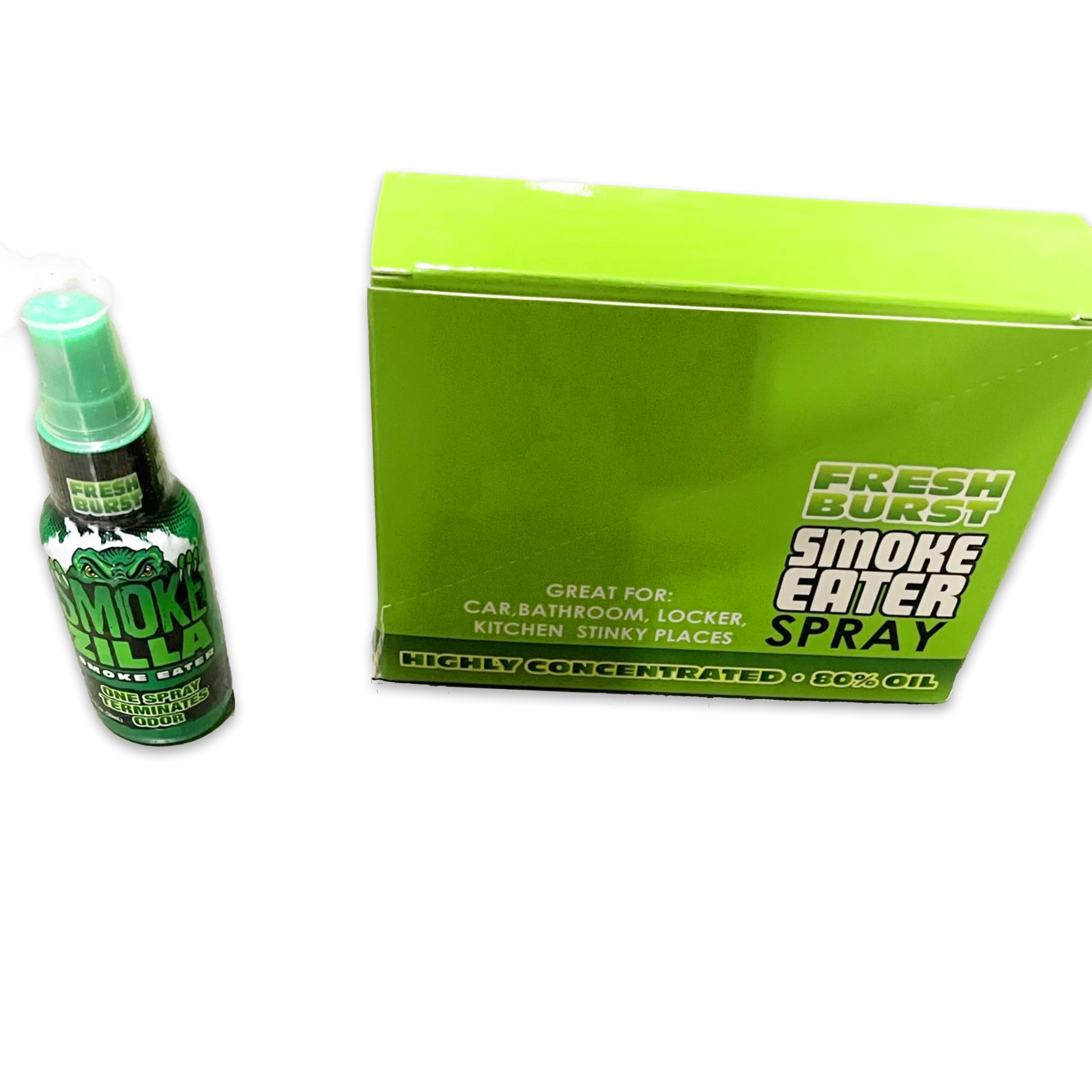 Air Freshener Smoke Eater Spray Fresh Burst- 4 Pieces Per Retail Ready Display 41305