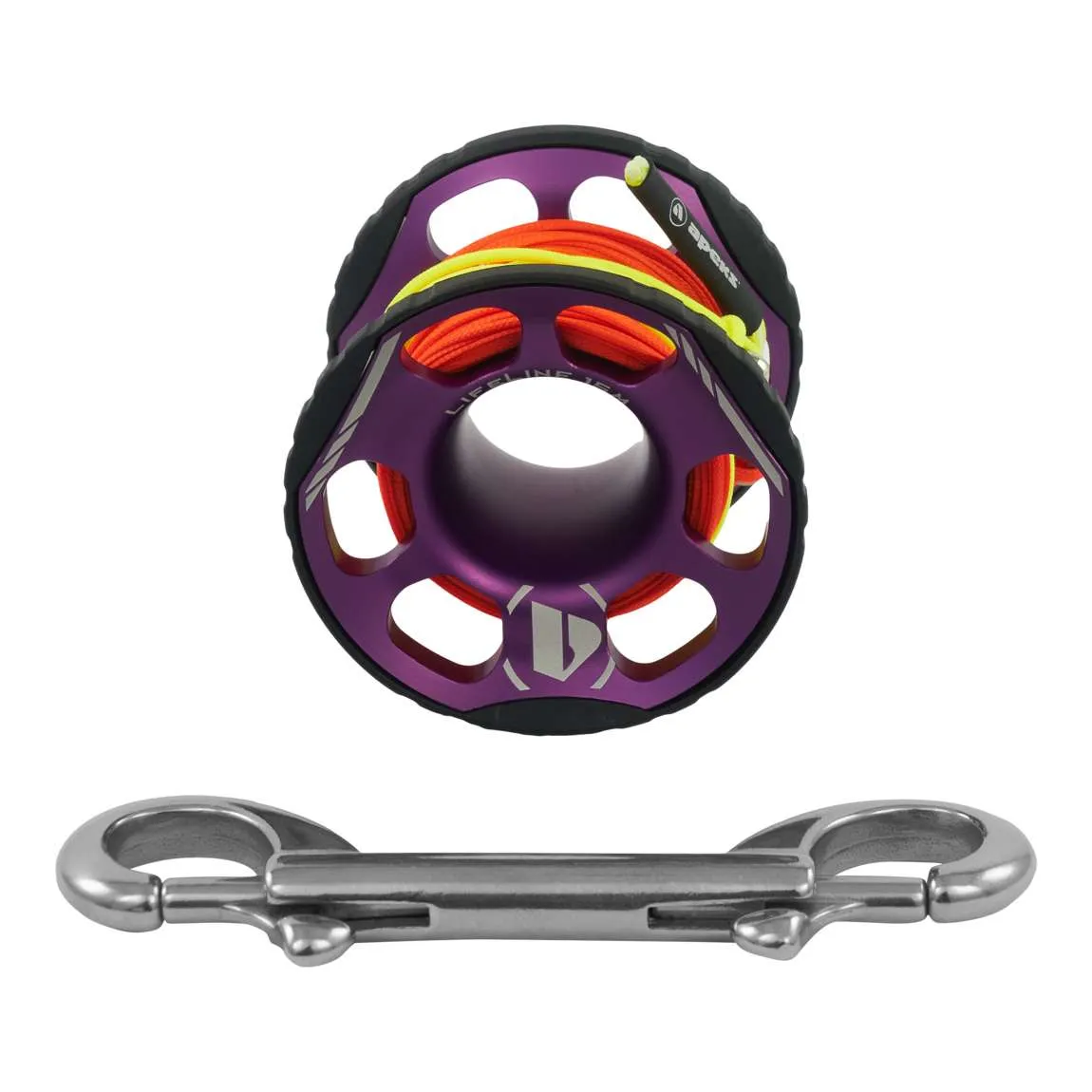 Apeks 15M Lifeline Spool Purple/Bright Orange