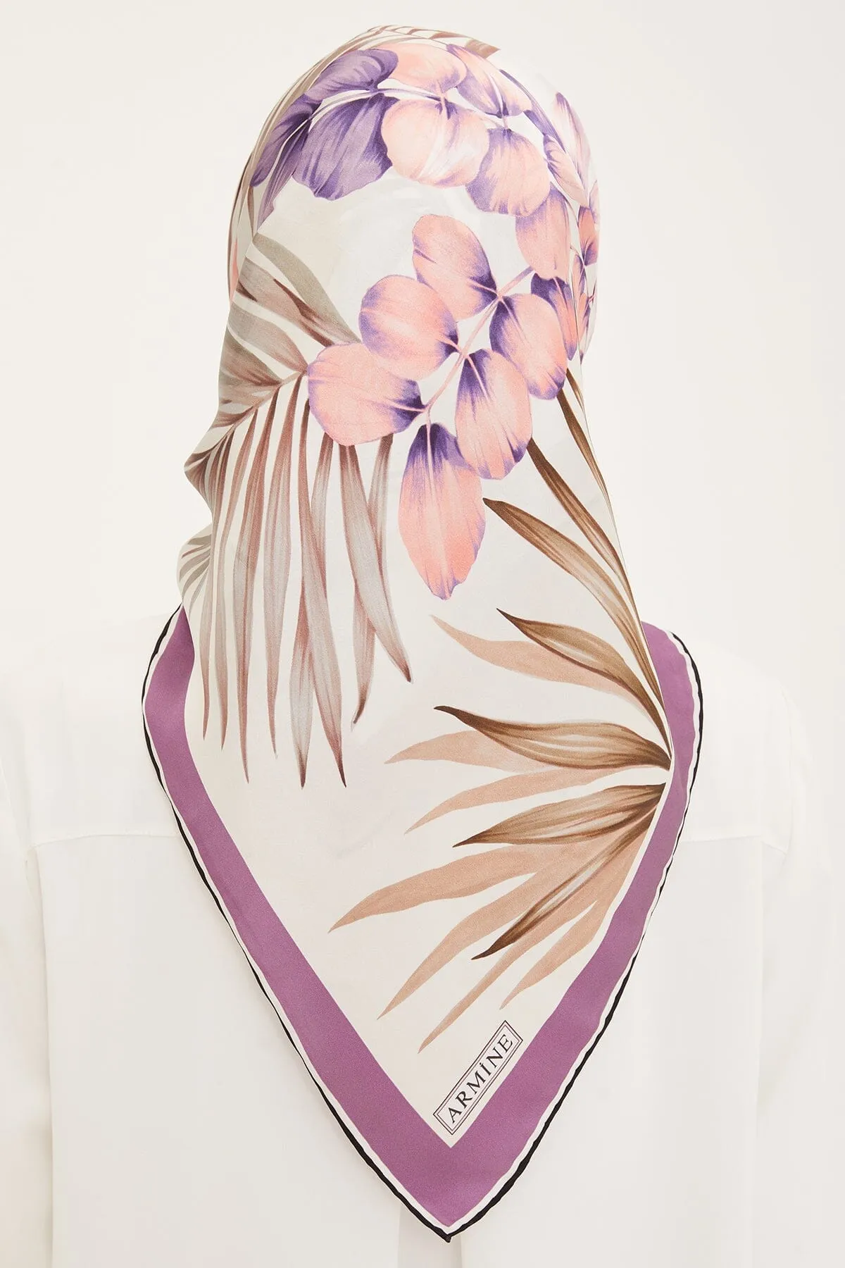 Armine Claris Floral Silk Scarf #35