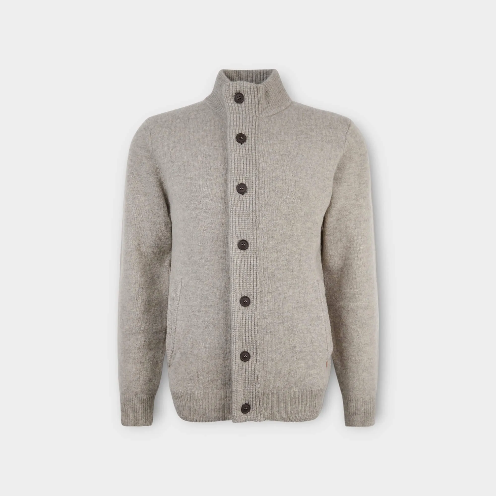 Barbour Patch Zip Through I Stone