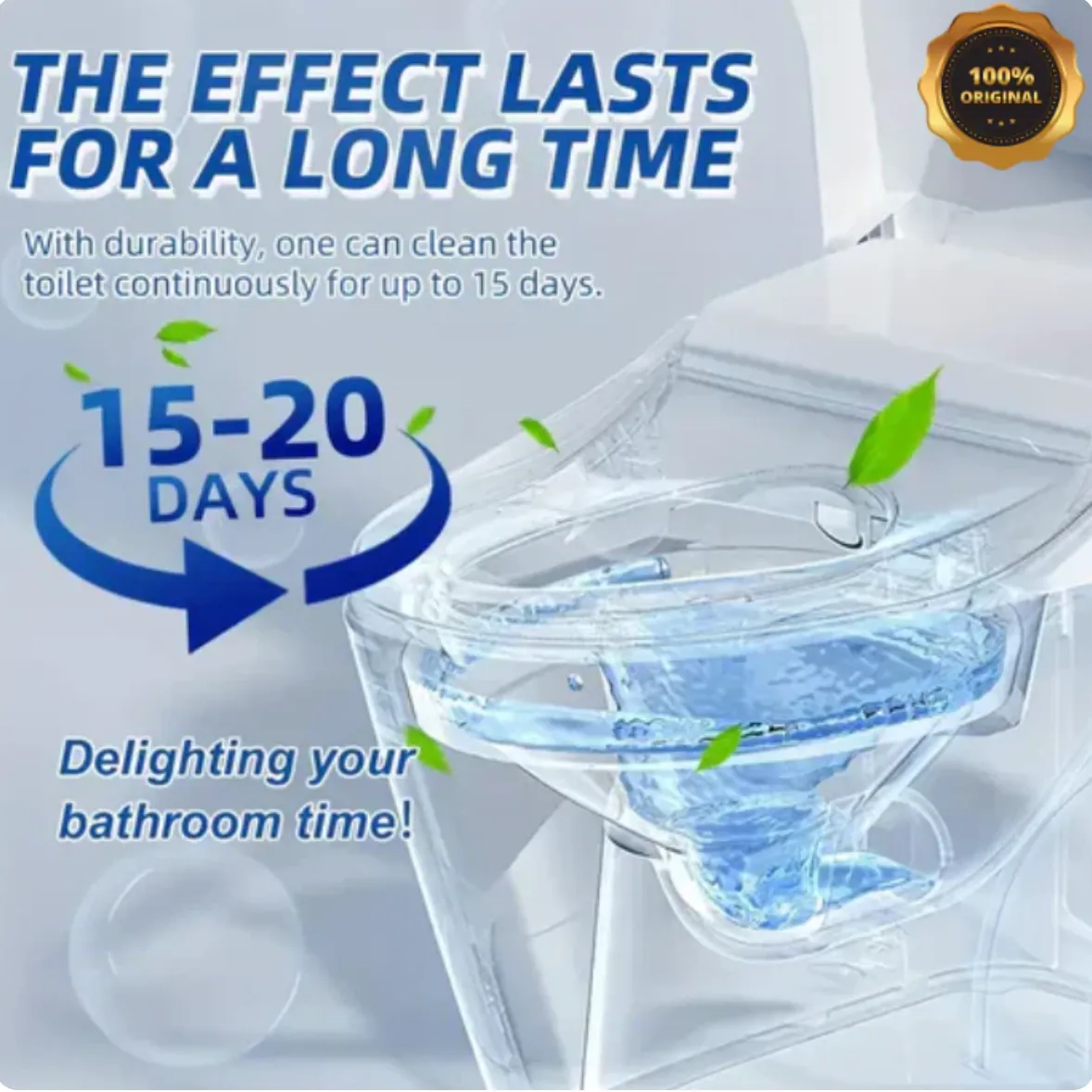 Blue Bubble Toilet Cleaner  Buy 1 Get 2 Free 