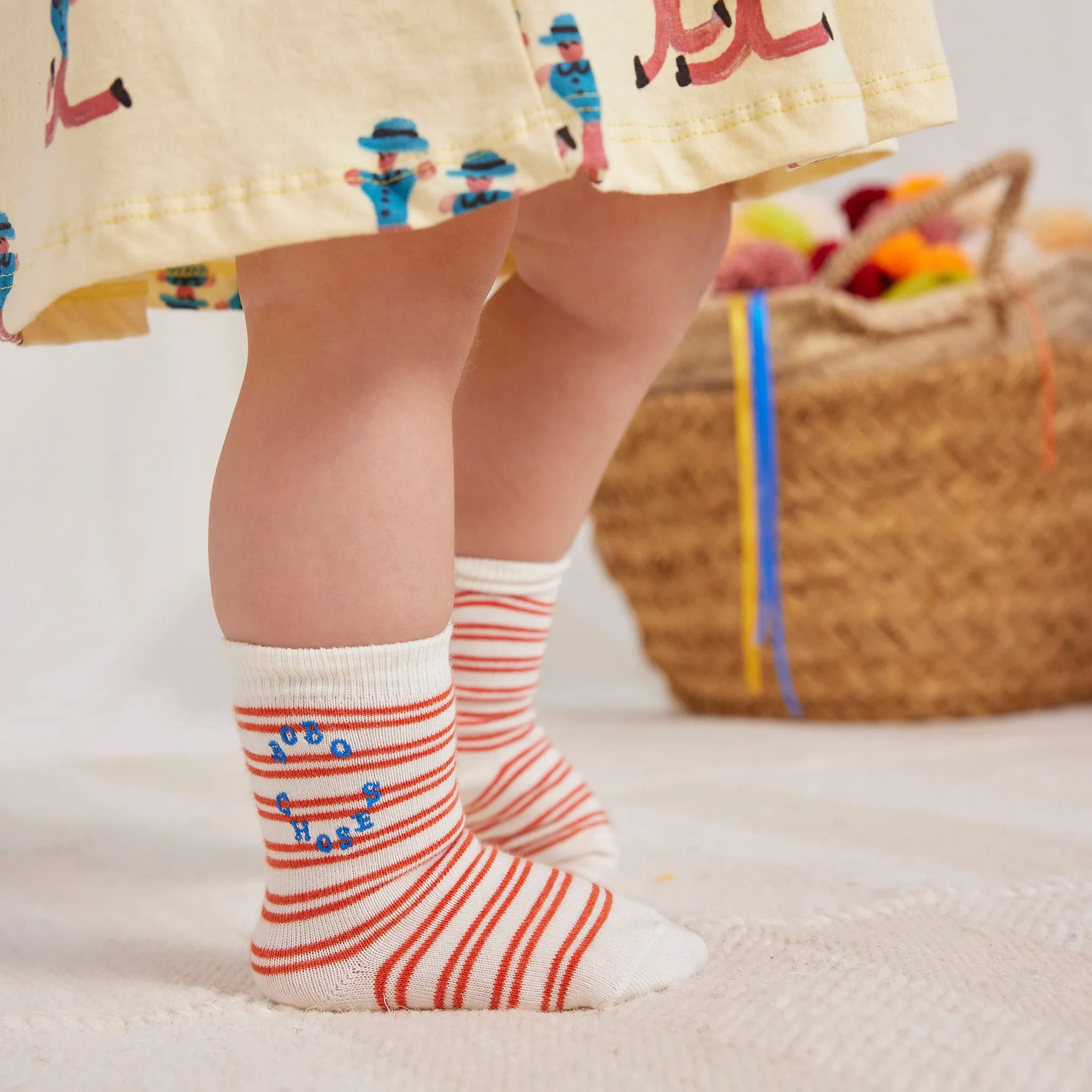 Bobo Choses Baby Set Of Two Sun Socks Light Pink