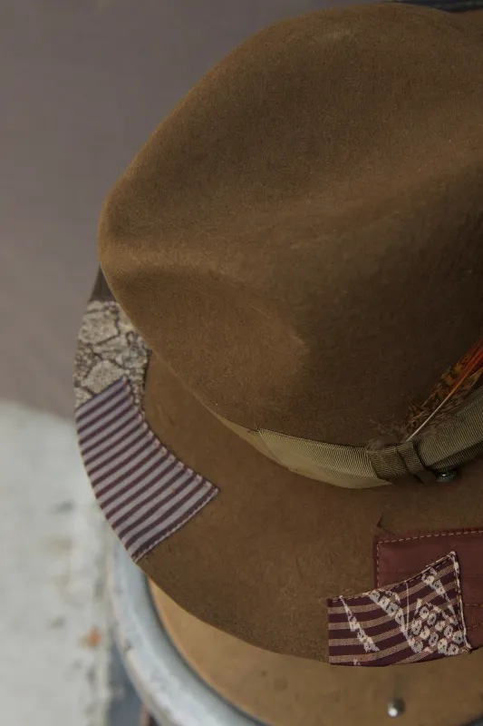 Boro Fedora Hat - B - 7 3/8