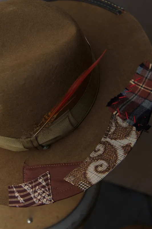Boro Fedora Hat - B - 7 3/8