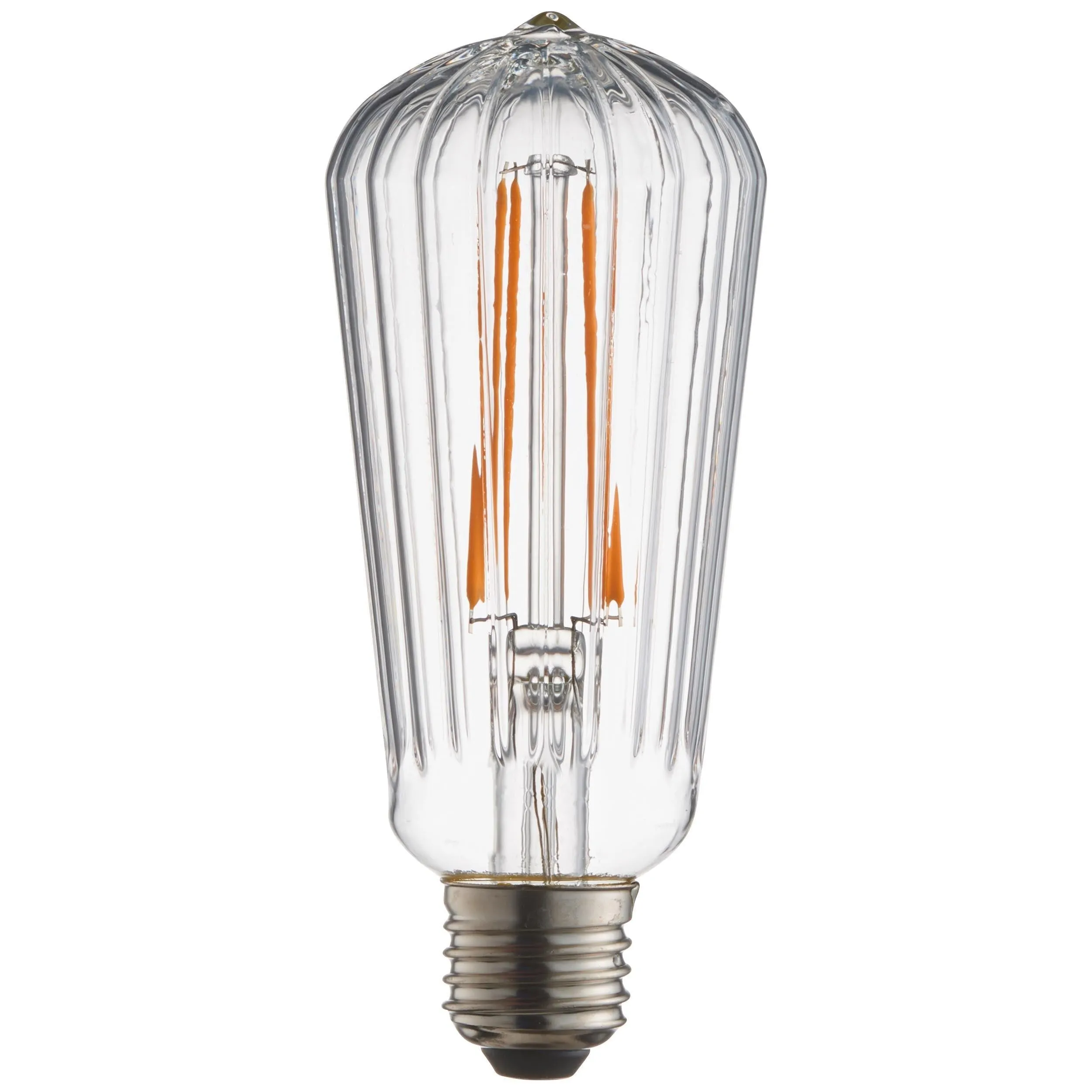 Brilliant 4W LED Decorative Filament Bulb - Transparent & Warm White | 80180