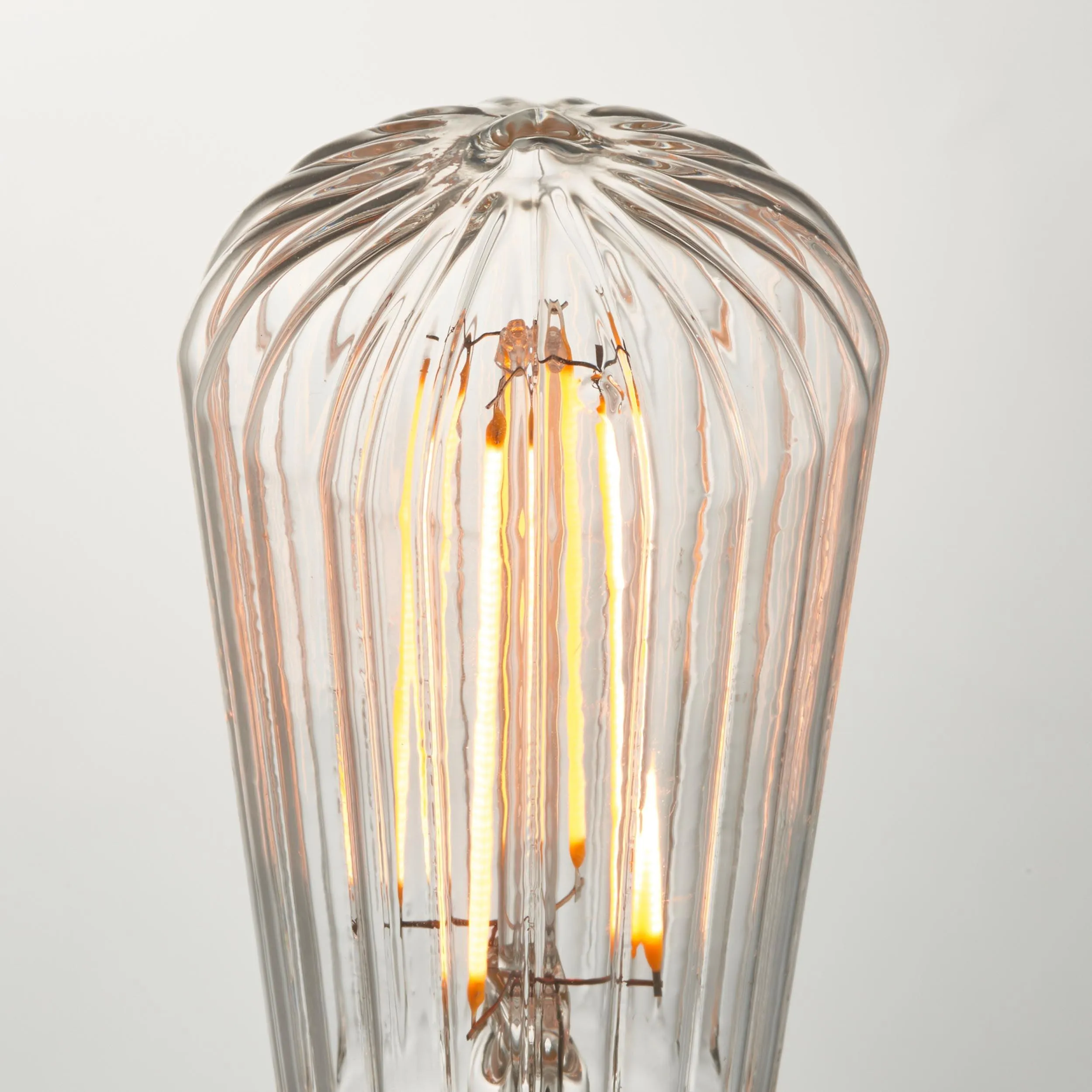 Brilliant 4W LED Decorative Filament Bulb - Transparent & Warm White | 80180