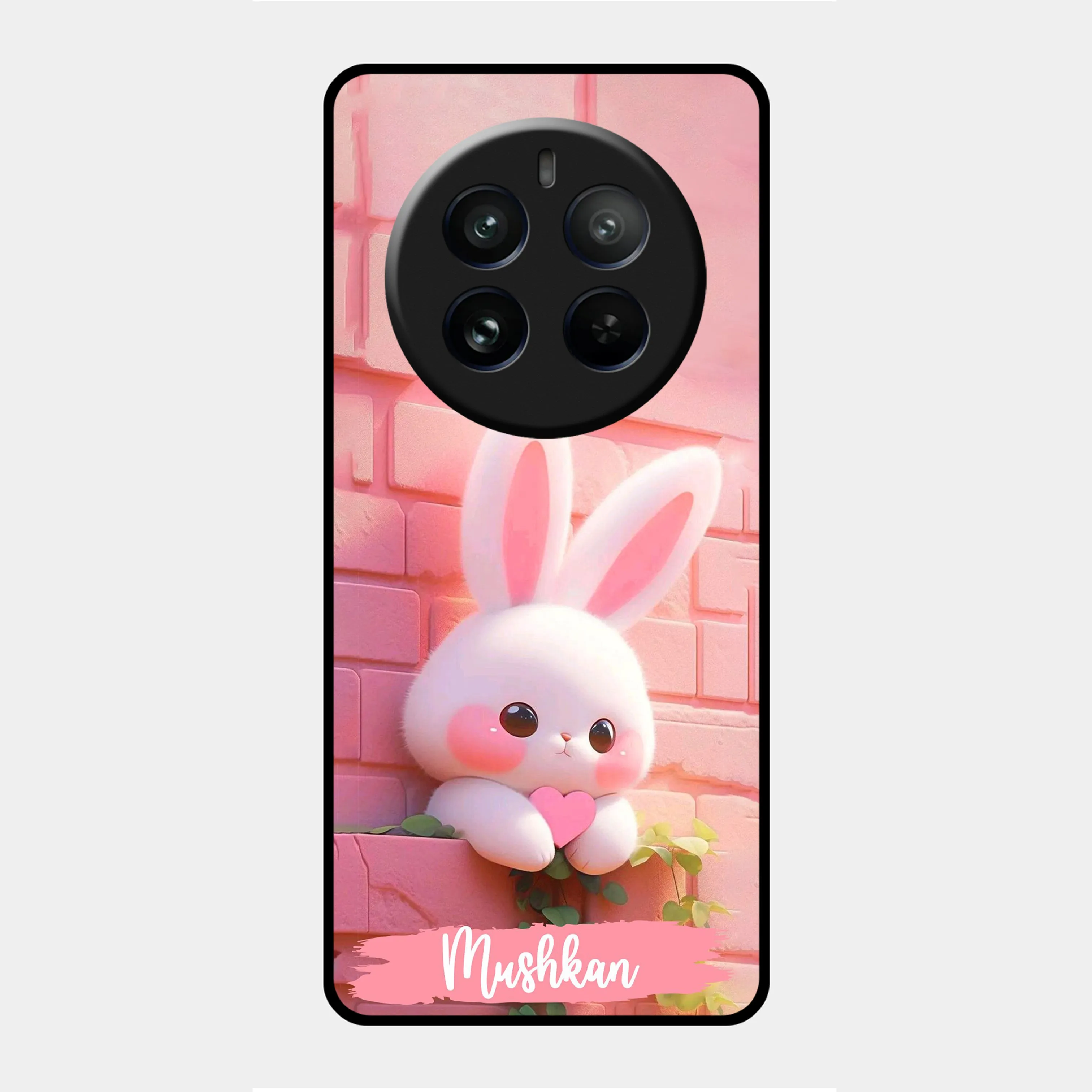Bunny Glossy Metal Case Cover For Realme