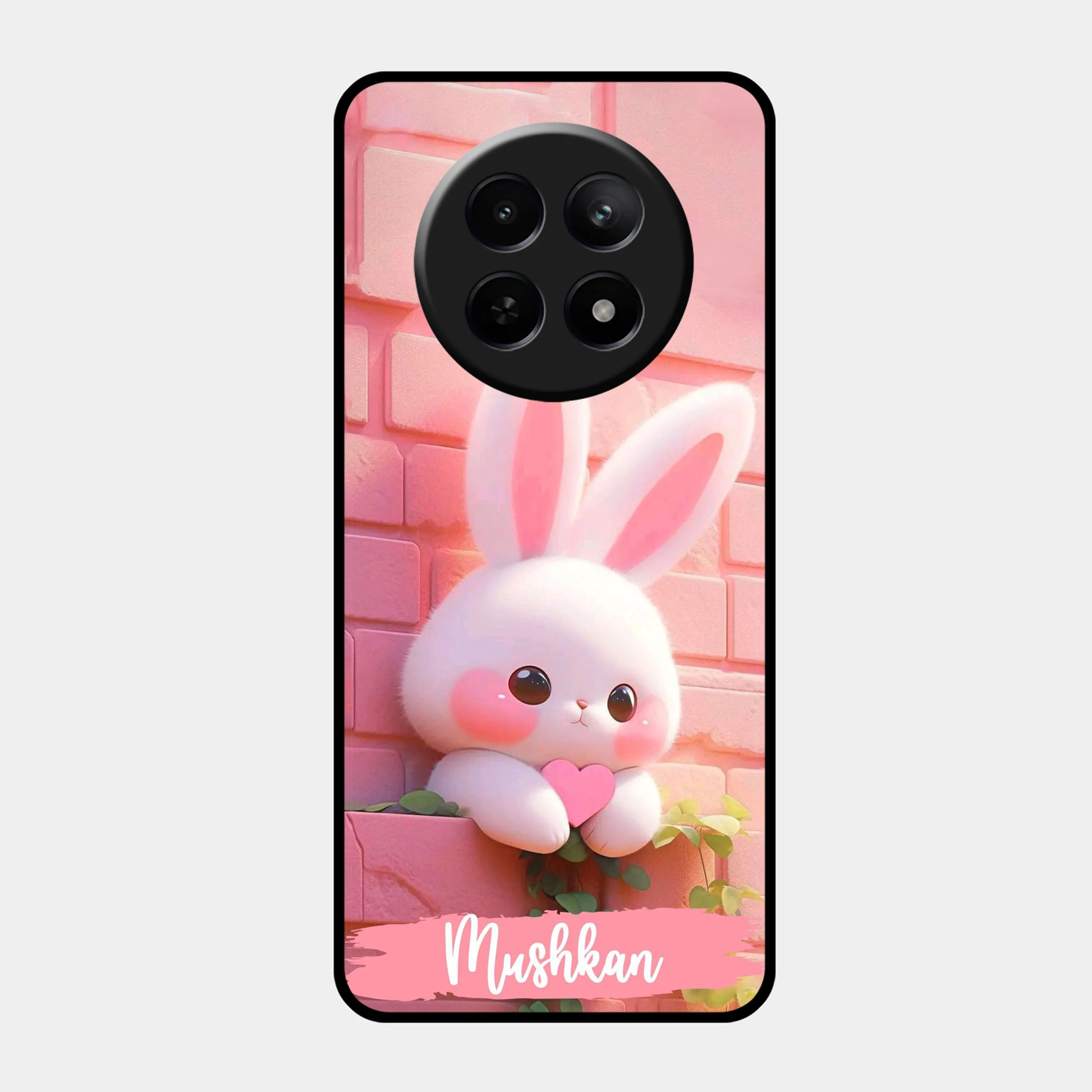 Bunny Glossy Metal Case Cover For Realme