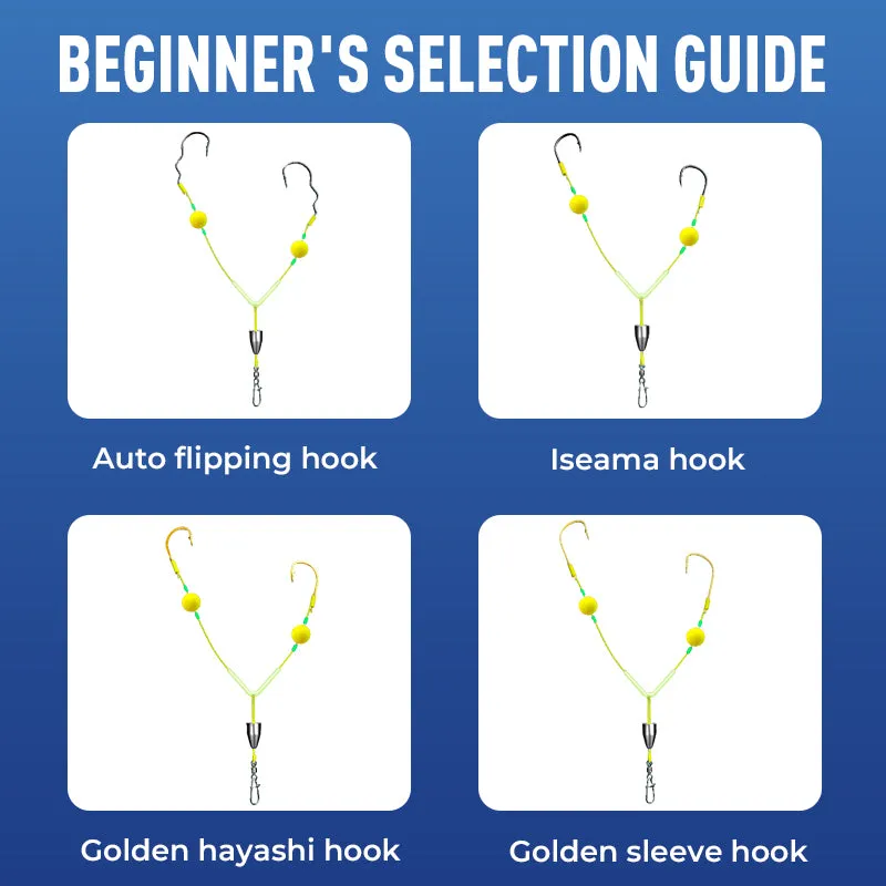 Buy 3 Get 2 Free  Reverse Bottom Fishing Rig Hook