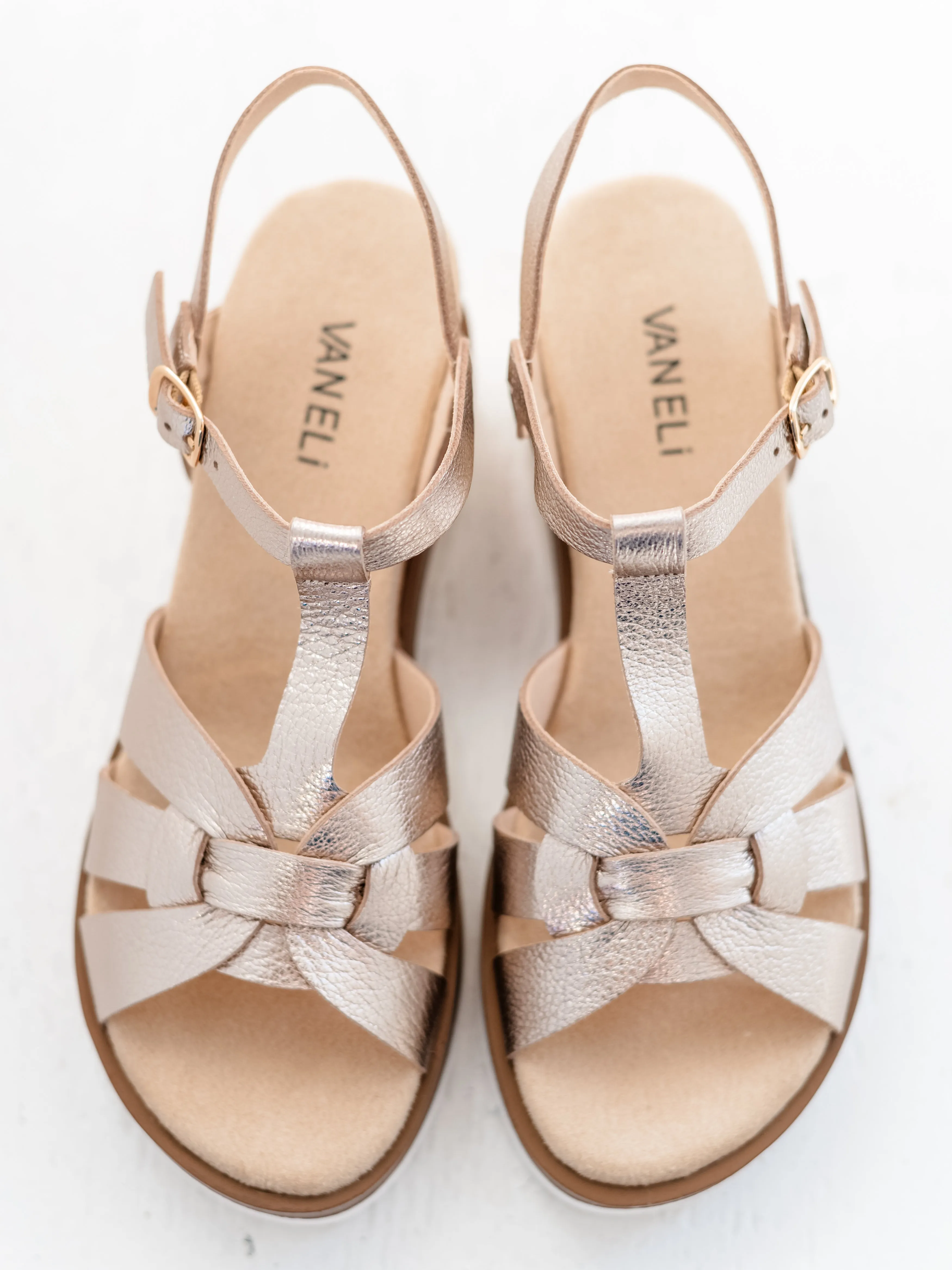 Carly in Shell Grained Metallic by Vaneli
