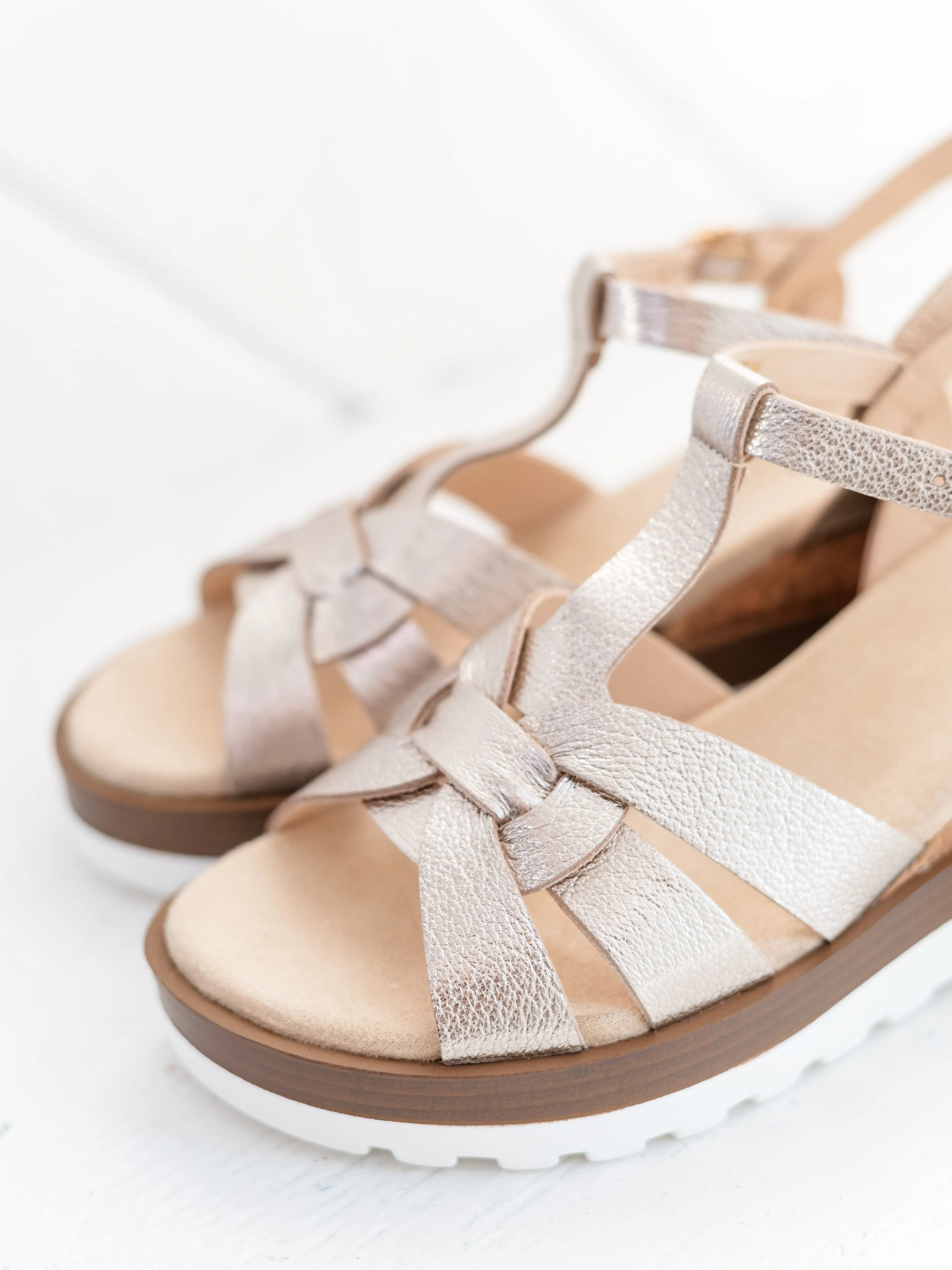 Carly in Shell Grained Metallic by Vaneli
