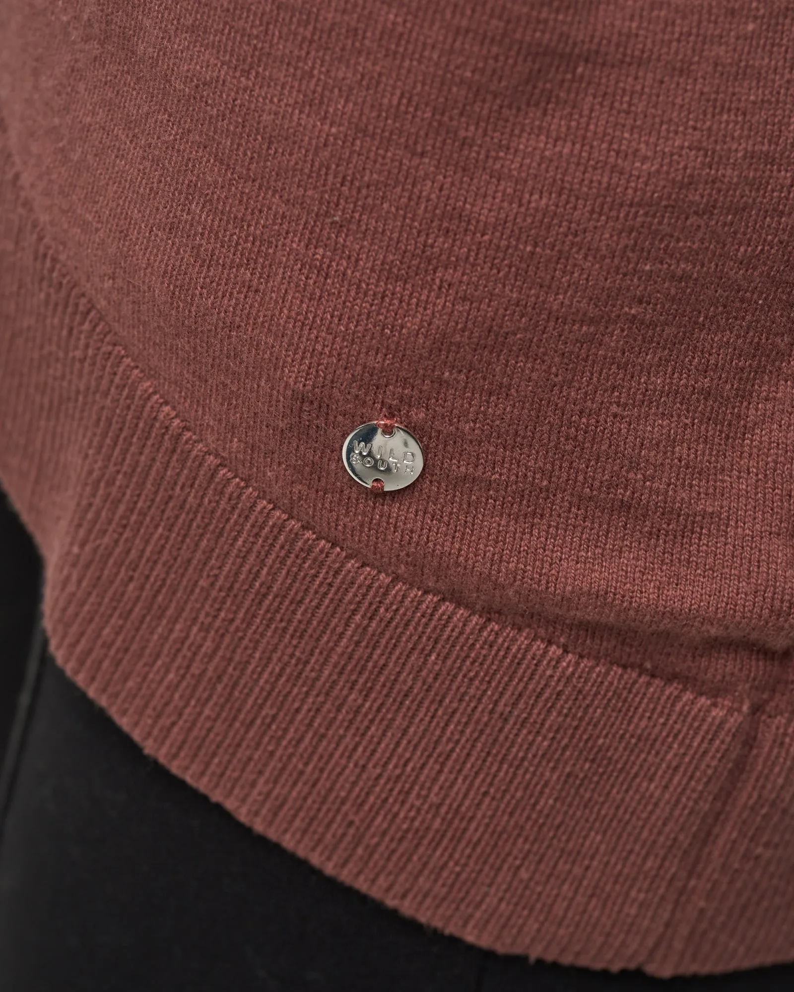 CASHMERE COTTON SWINGY CREW