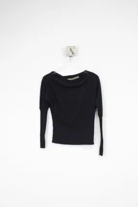 Cashmere Cuffed Off Shoulder L/S