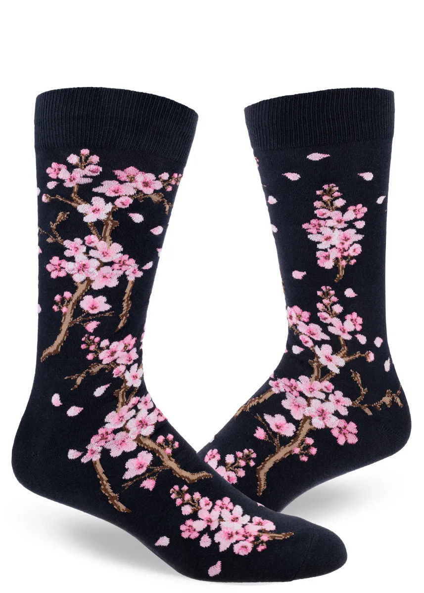 Cherry Blossom Men's Socks