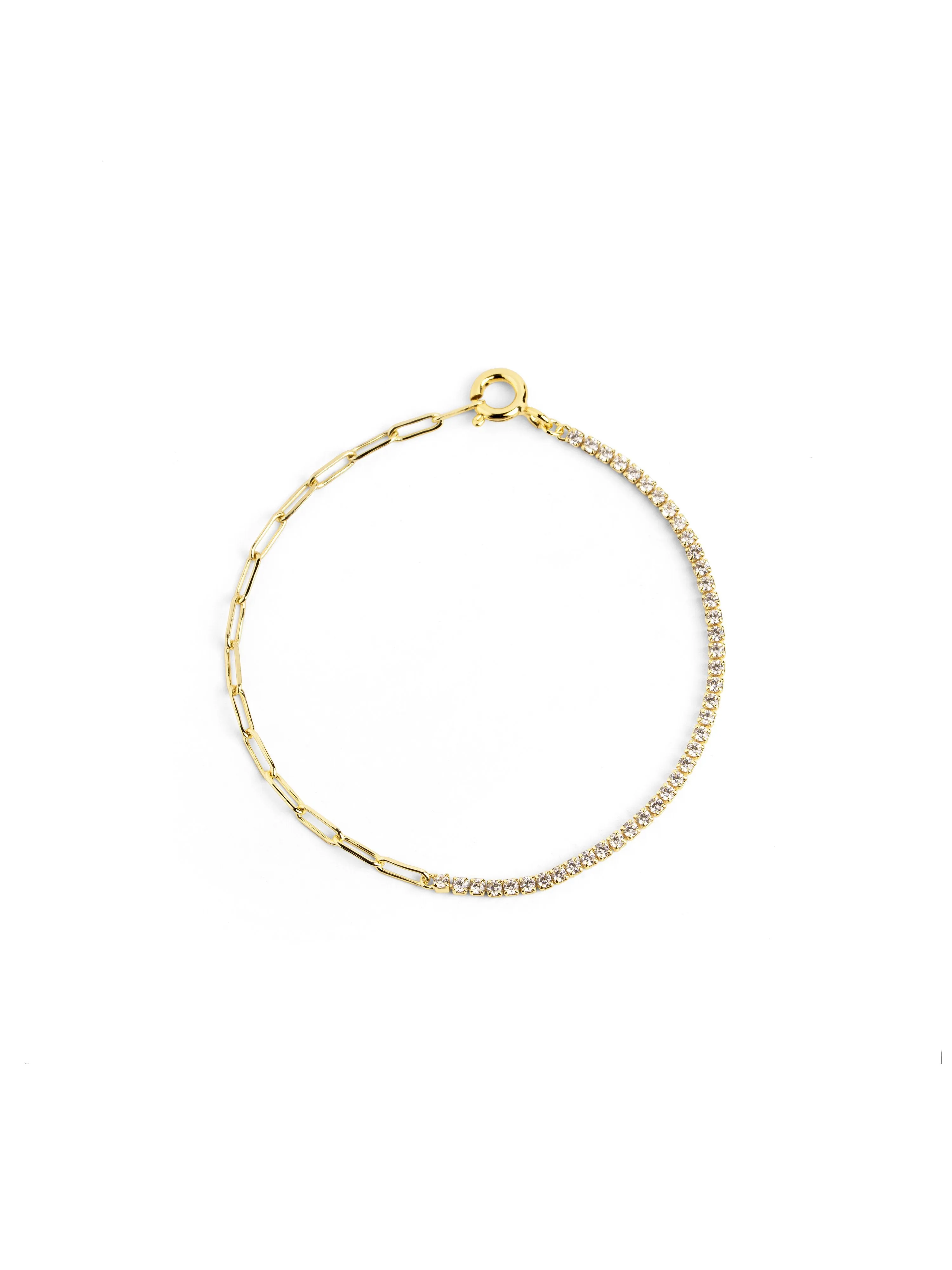 Chic Riviere Gold Bracelet