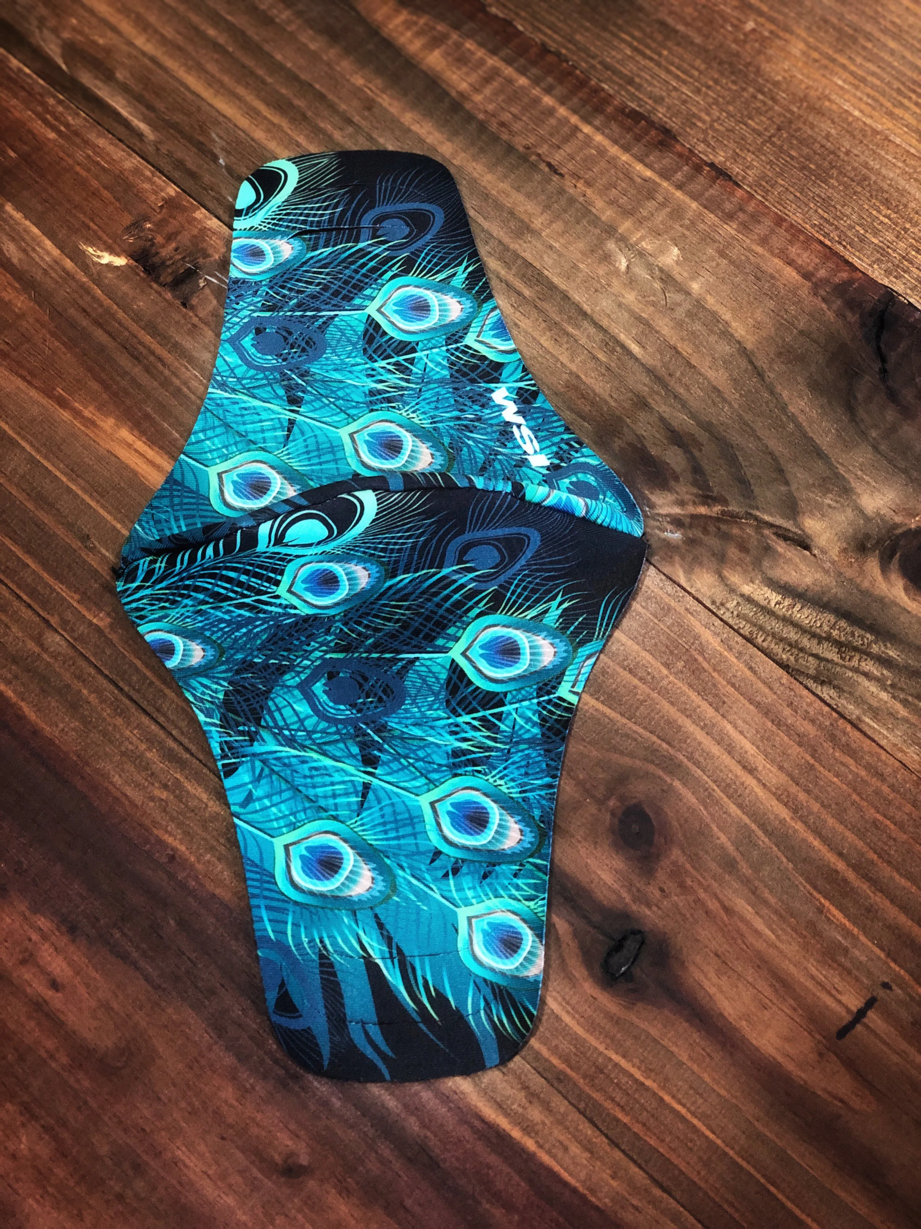 Contoured Protective Mask - Obsidian Peacock