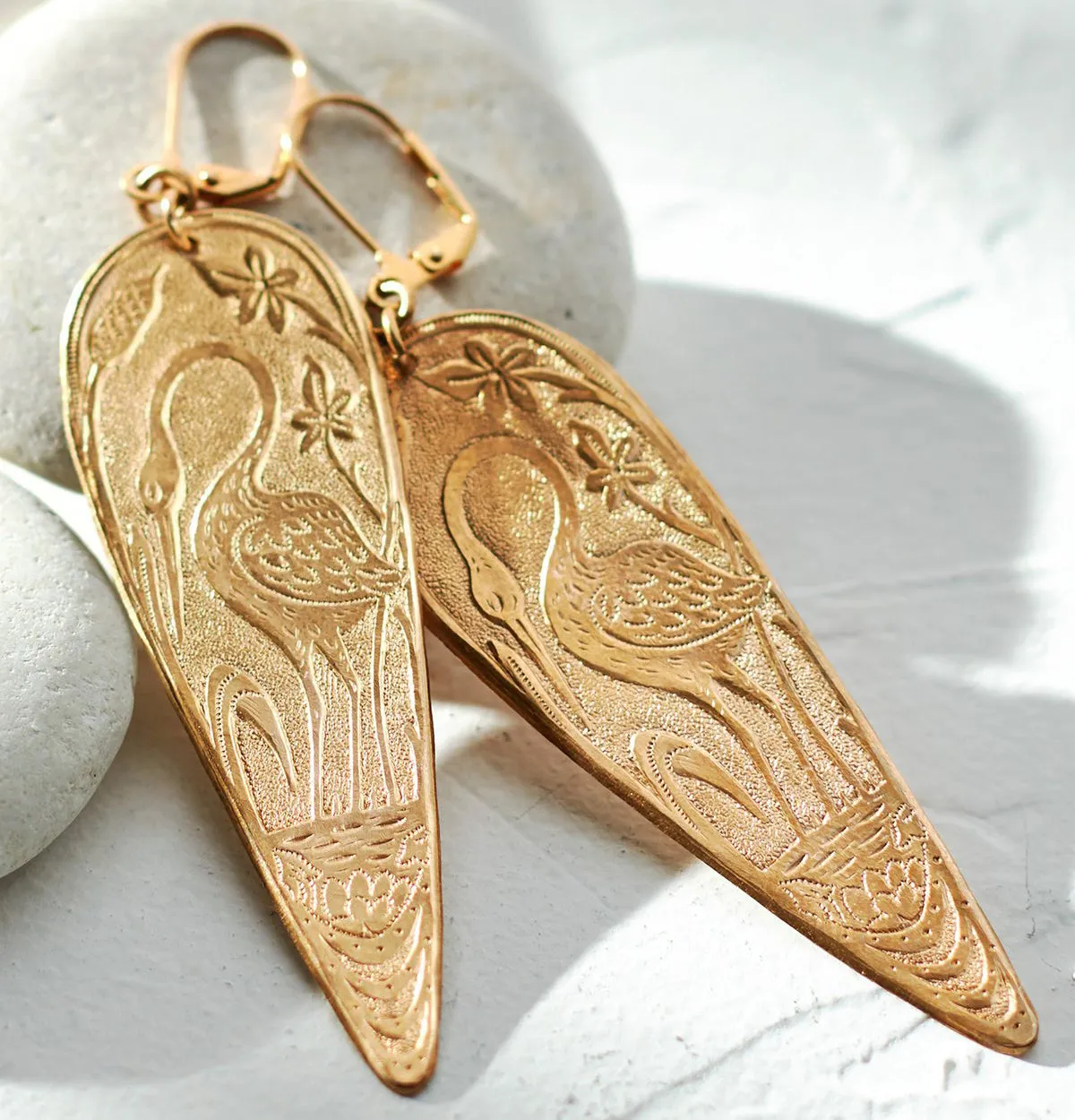 Crane Earrings