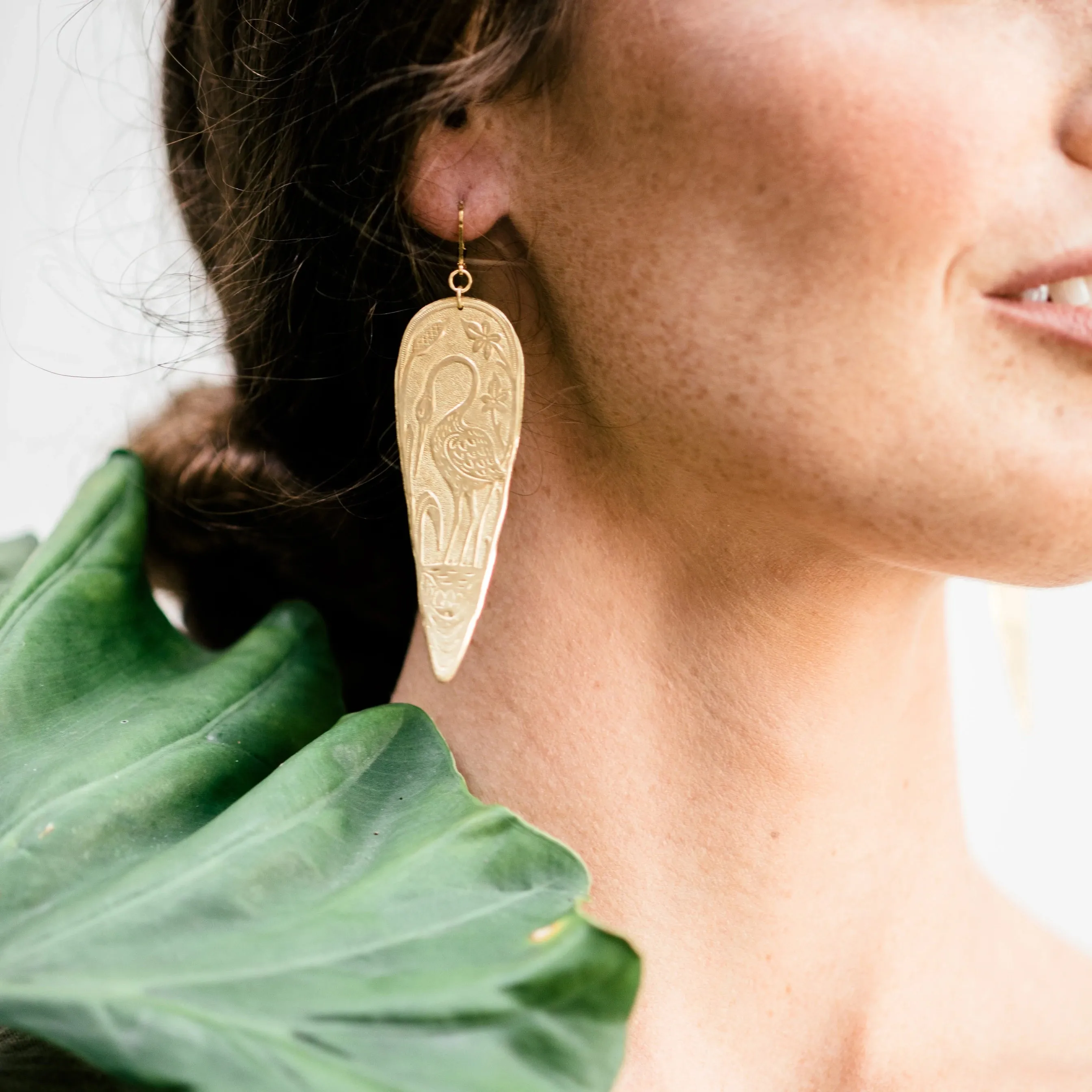 Crane Earrings