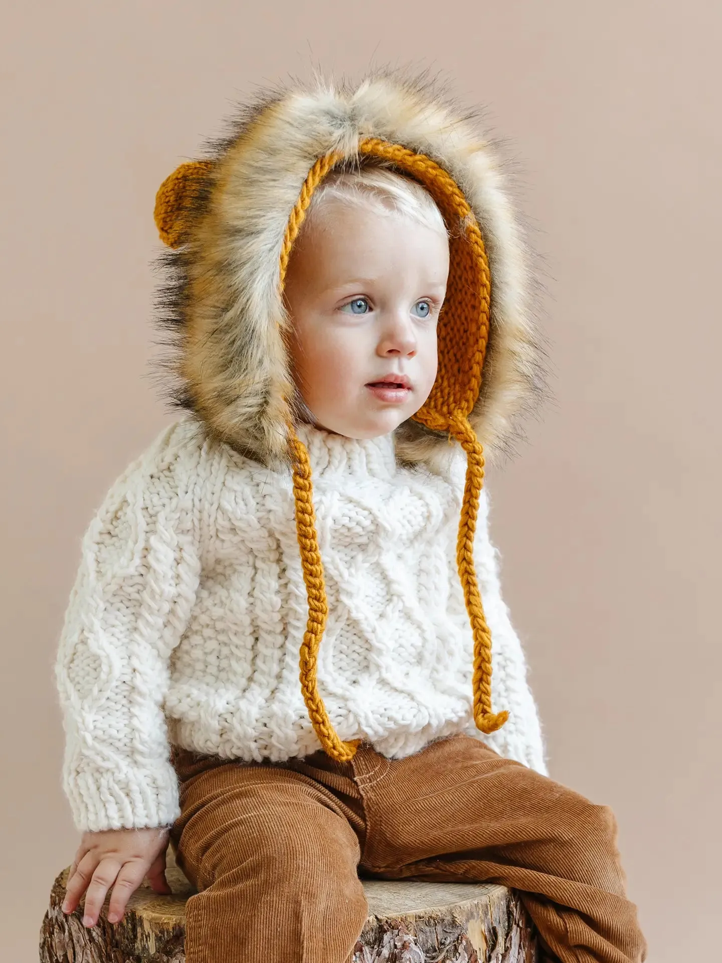 Cream Fisherman Sweater