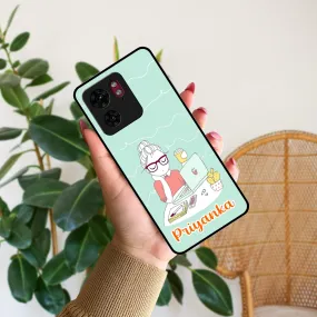 Creator Girl Glossy Metal Case Cover For Motorola