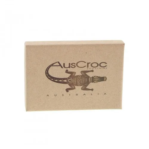 Crocodile Mens Wallet - Brown