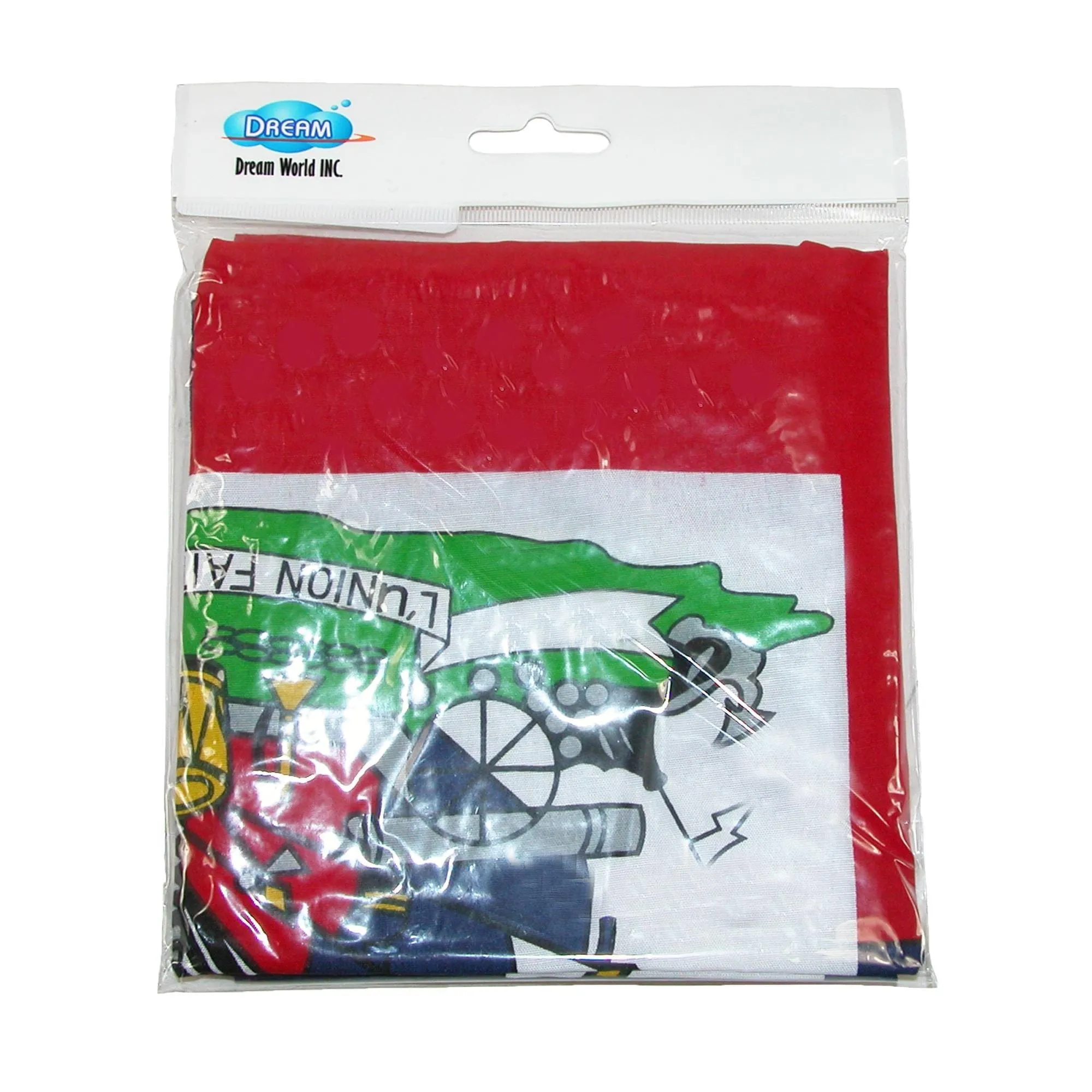 CTM® Cotton Haitian Flag Bandana