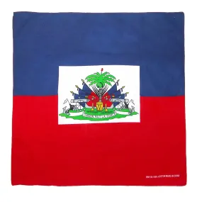 CTM® Cotton Haitian Flag Bandana