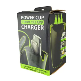 Cup Holder Multi-Port Charger - 2 Pieces Per Pack 23628