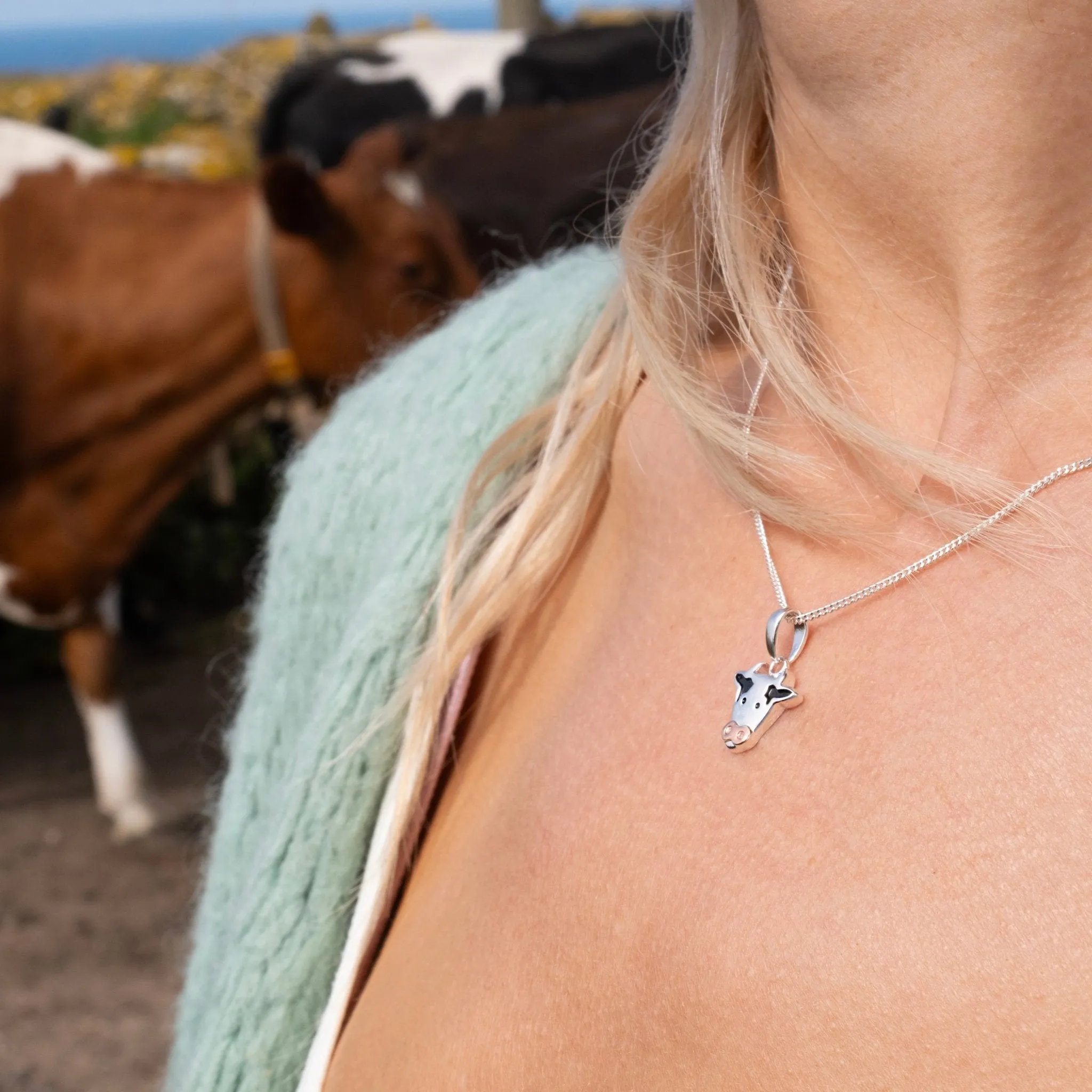Cute Cow Pendant