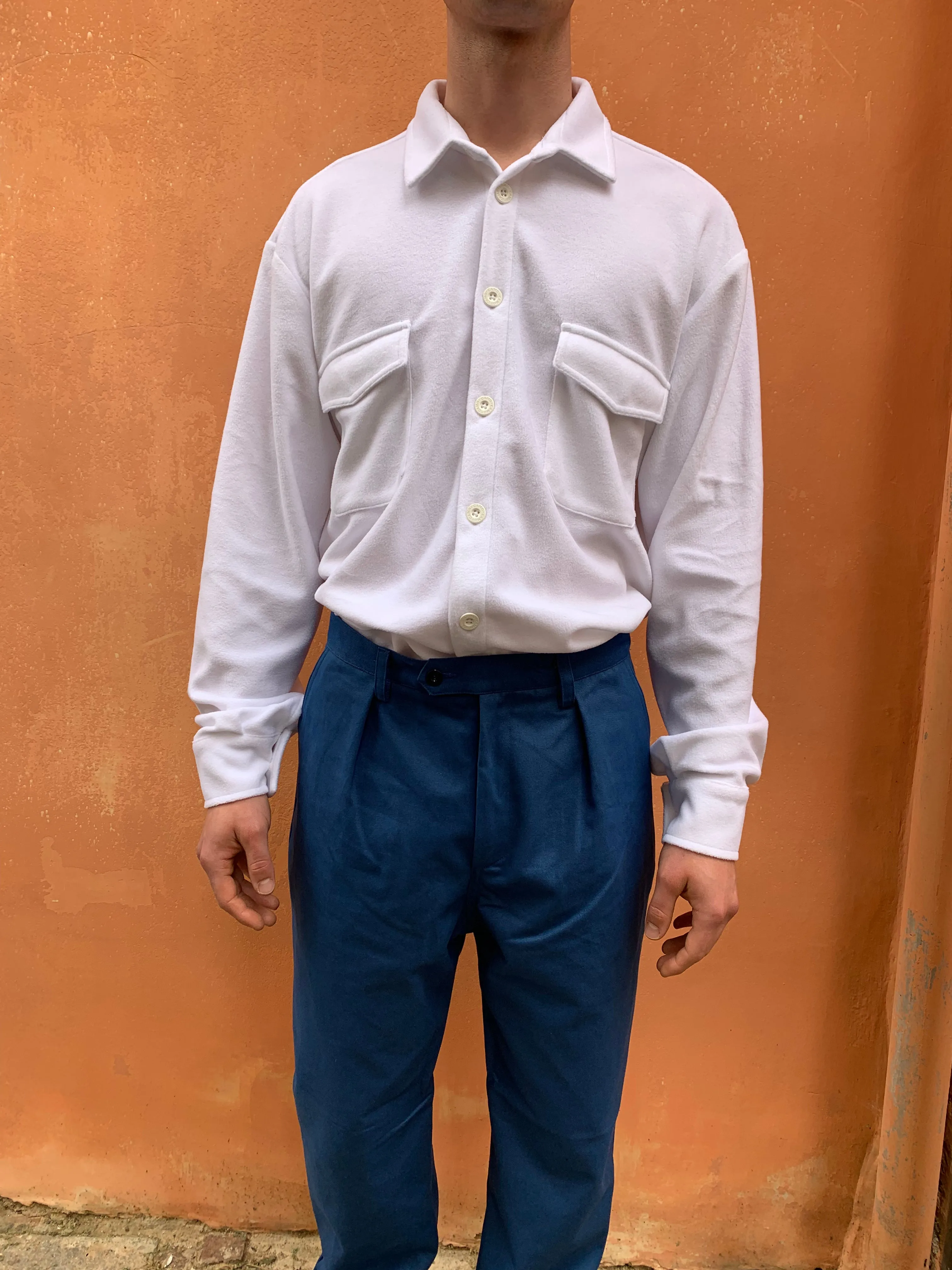 DANGLAR - OVERSHIRT - Warm Pile White