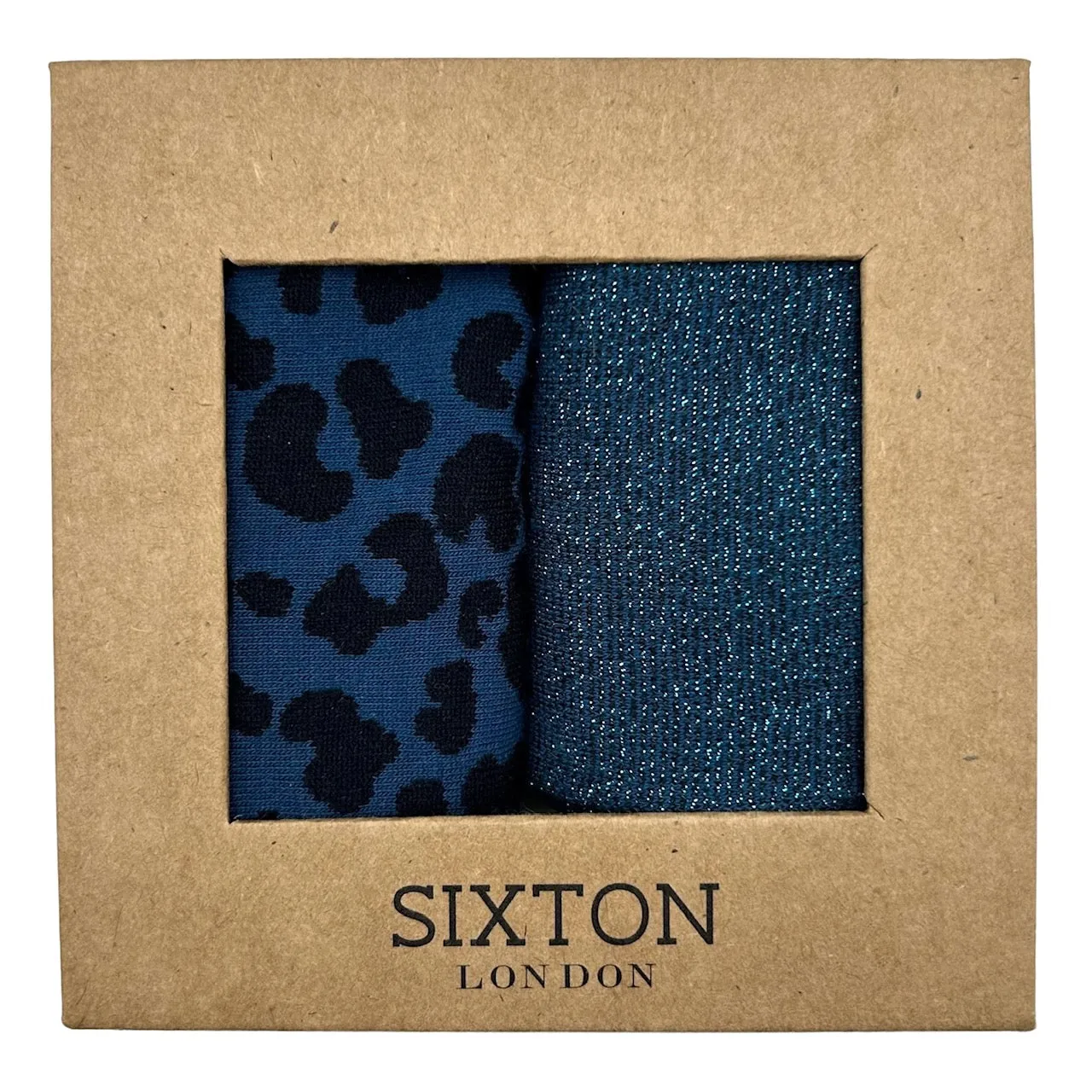 Denim mix duo sock box