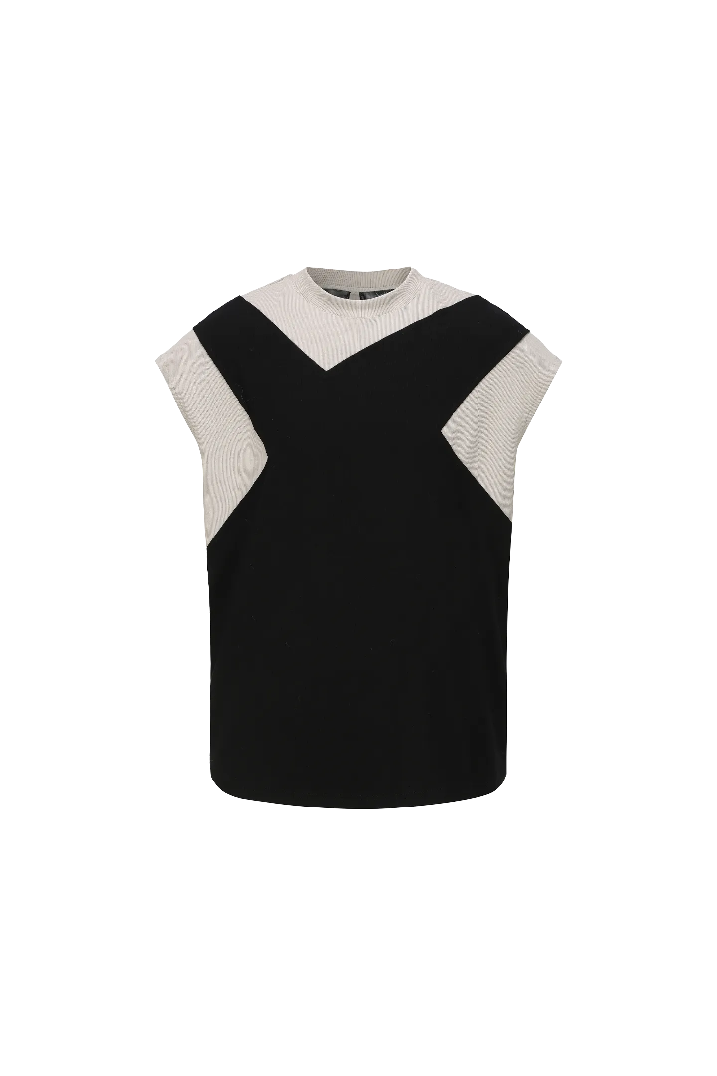Disark Knitted Cashmere Ribbed T-shirt