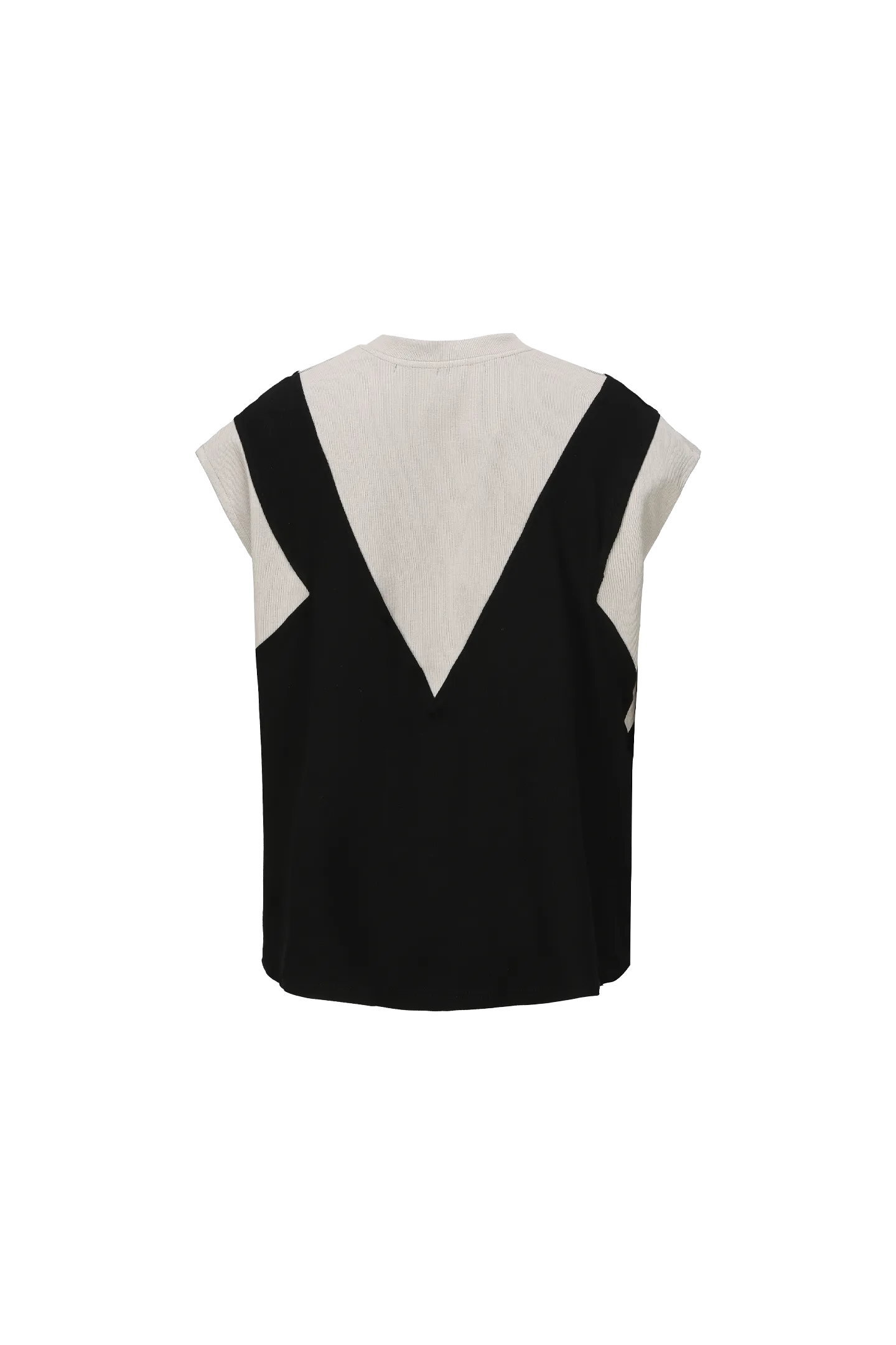 Disark Knitted Cashmere Ribbed T-shirt