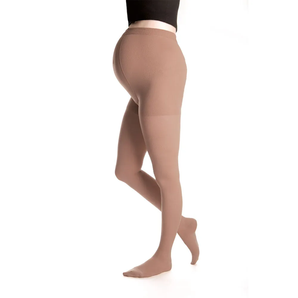 Duomed Advantage Soft Opaque Closed Toe Maternity Pantyhose - 30-40 mmHg