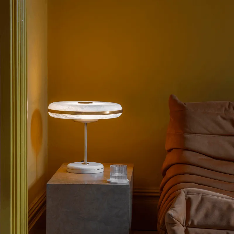 Elegant Alabaster Table Lamp