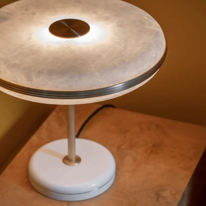 Elegant Alabaster Table Lamp
