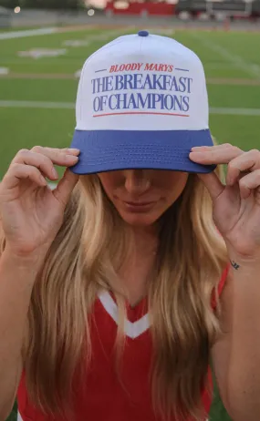 friday   saturday: bloody mary breakfast trucker hat