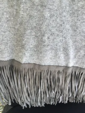 Fringe Cashmere Shawl