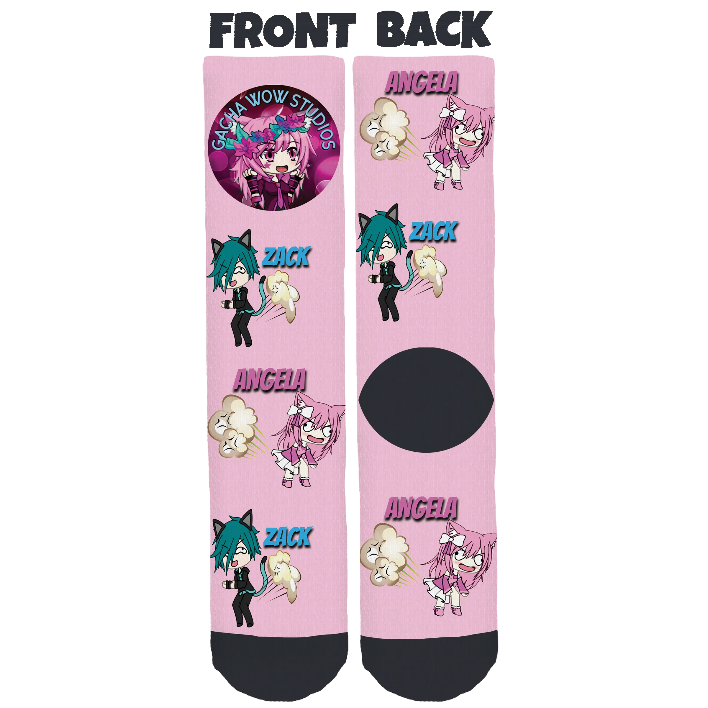 Gacha Wow Studios Crew Socks